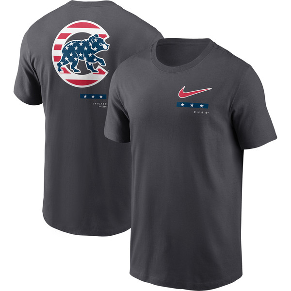 Nike Men's Nike Anthracite St. Louis Cardinals Americana T-Shirt