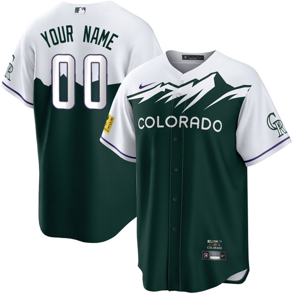  Youth Medium Colorado Rockies Custom (Any Name/#) Full