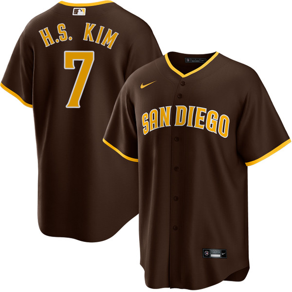 Ha-Seong Kim San Diego Padres Alternate Brown Jersey by NIKE