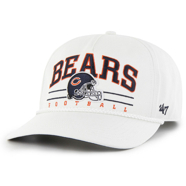 '47 Men's Chicago Bears Chamberlain Hitch White Adjustable Hat