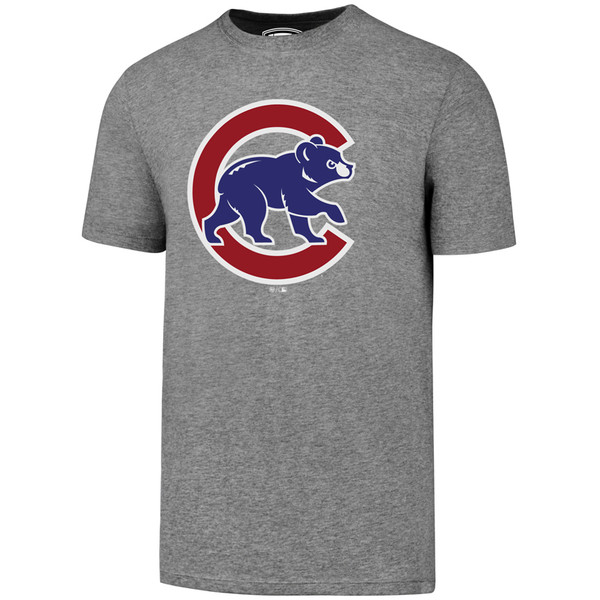 47 Chicago Cubs Blue Imprint Super Rival Short Sleeve T Shirt