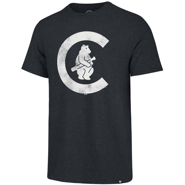 47 Brand Chicago Cubs Women's Throwback Match Tri-blend Hero T