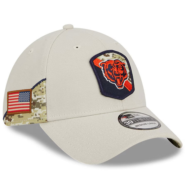 Chicago Bears 2023 Salute To Service 39THIRTY Flex Hat