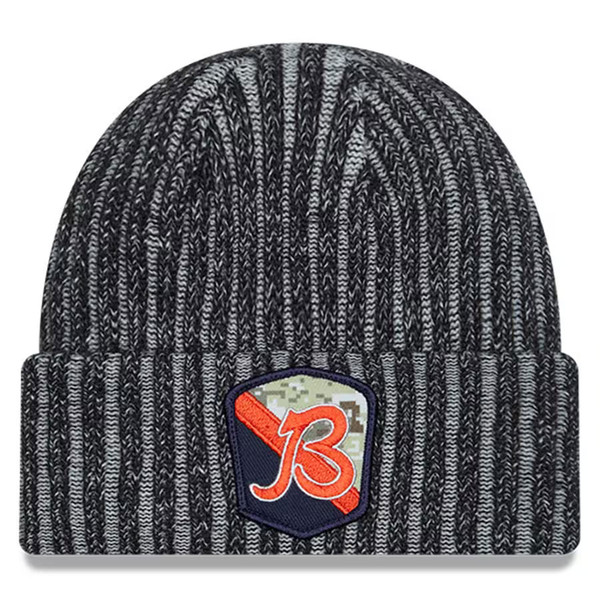 Buffalo Bills New Era 2023 Salute To Service Cuffed Knit Hat - Black