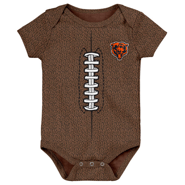 NFL 3-Pack Baby Girls 49ers Short Sleeve Bodysuits - 3-6mo