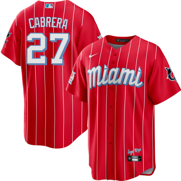 Edward Cabrera Miami Marlins City Connect Jersey by NIKE