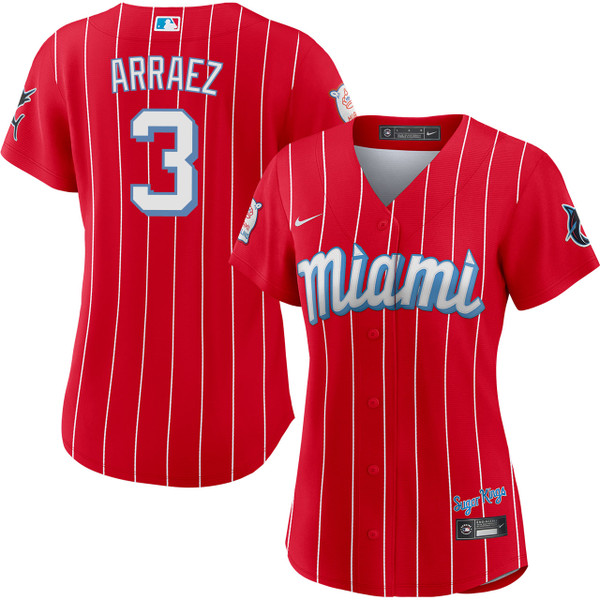 Luis Arraez Miami Marlins City Connect Jersey by NIKE