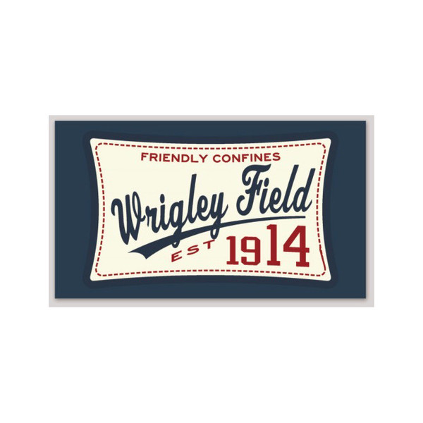 Wrigley Field Friendly Confines Sticker Wrigley Field Gear