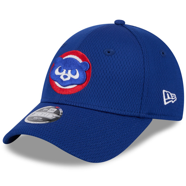 Chicago Cubs 2024 Batting Practice Kids 9FORTY Adjustable Hat