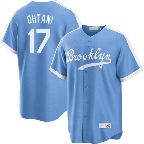 Shohei Ohtani Los Angeles Dodgers Cooperstown Brooklyn Jersey by