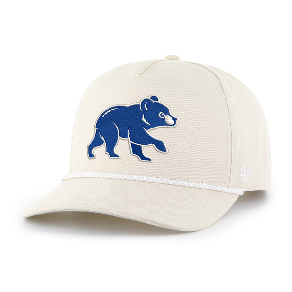 Men's '47 White/Royal Chicago Cubs 2024 Spring Training Foam Trucker Adjustable Hat