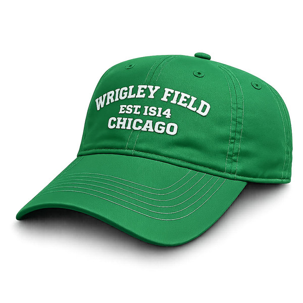 Wrigley Field Adjustable Kelly Green Deuce Dad Hat | Wrigley Field Caps