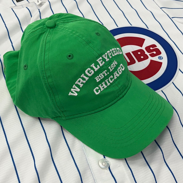 Wrigley Field Adjustable Kelly Green Deuce Dad Hat | Wrigley Field Caps