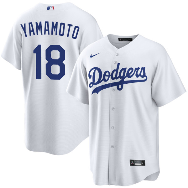 半額満載！スーパーSALE グランドセール！ Yoshinobu Yamamoto Los Angeles Dodgers Home Jersey by NIKE 応援グッズ