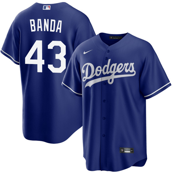 Anthony Banda Los Angeles Dodgers Royal Alternate Jersey by NIKE