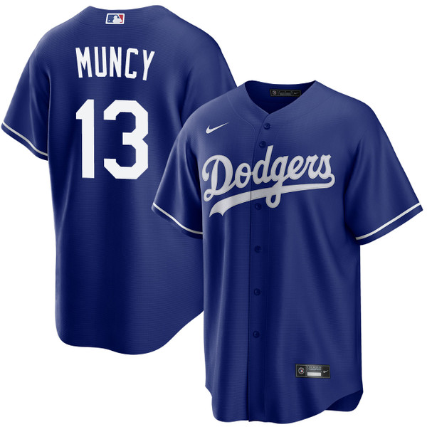 Max Muncy Los Angeles Dodgers Royal Alternate Jersey by NIKE