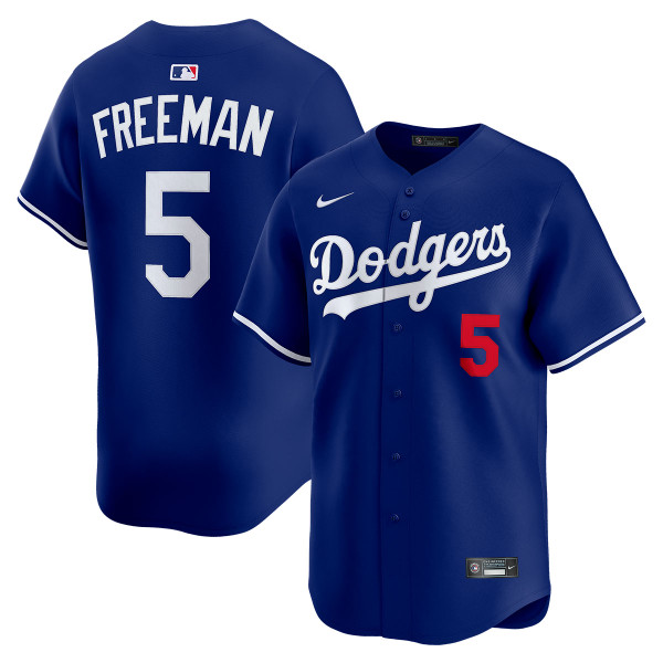 Freddie Freeman Los Angeles Dodgers Alternate Royal Limited Jersey