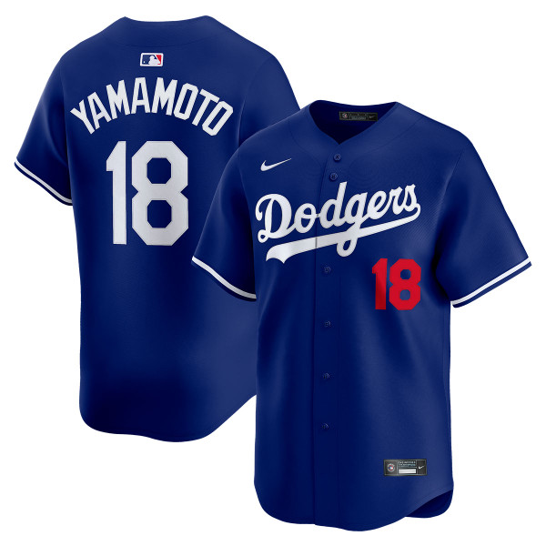 Yoshinobu Yamamoto Los Angeles Dodgers Road Limited World