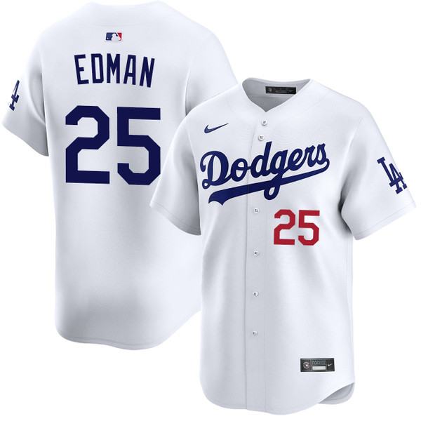 Tommy Edman Los Angeles Dodgers Home Limited Jersey by NIKE