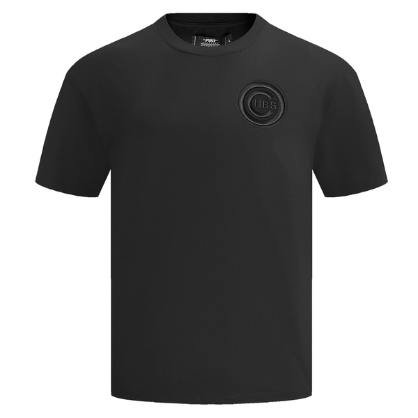 Chicago Cubs Neutral Drop Shoulder Black TShirt by Pro Standard