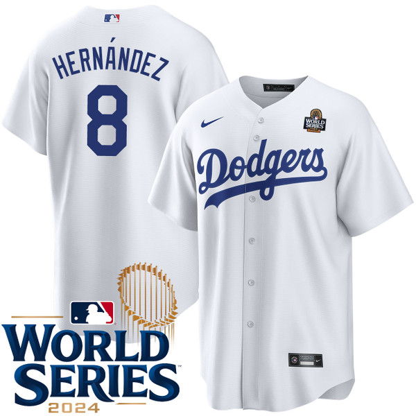 Dodgers ユニフォーム HERNÁNDEZ 8 Enrique Hernandez Los Angeles Dodgers Road Limited World