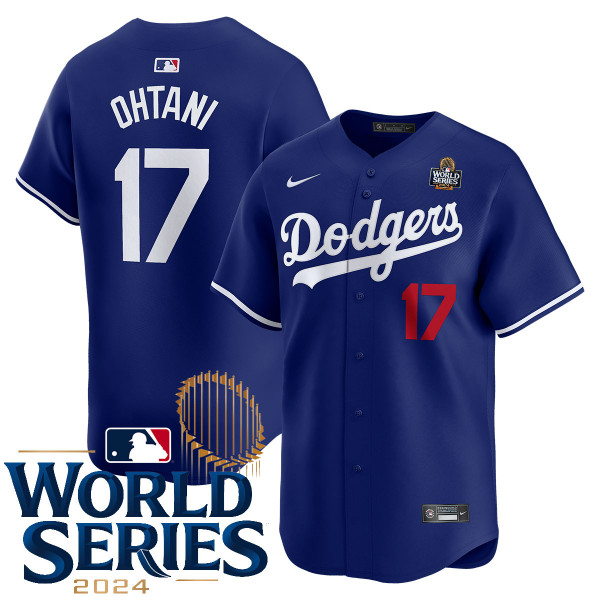 Dodgers Ohtani 17 ワールドシリーズ ユニフォーム Shohei Ohtani Los Angeles Dodgers Road Limited World Series