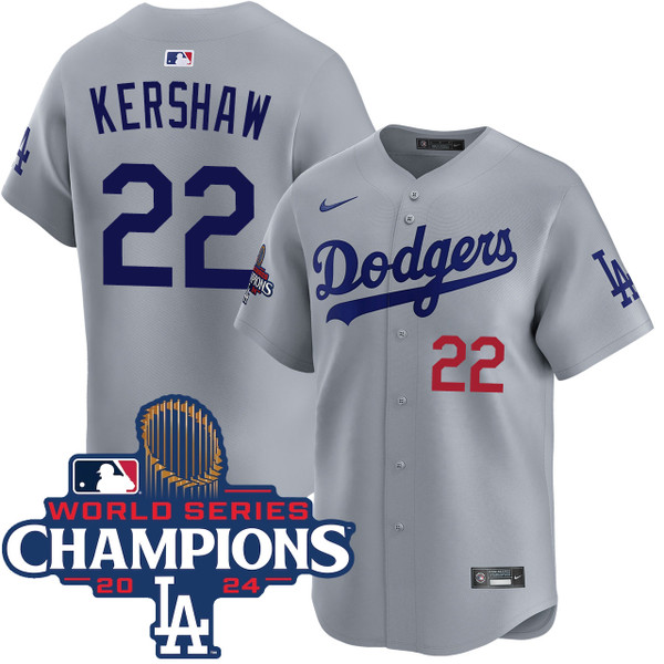Clayton Kershaw Los Angeles Dodgers Alternate Road Limited