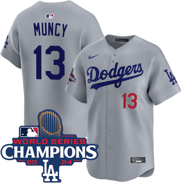 Max Muncy Los Angeles Dodgers Alternate Road Limited World