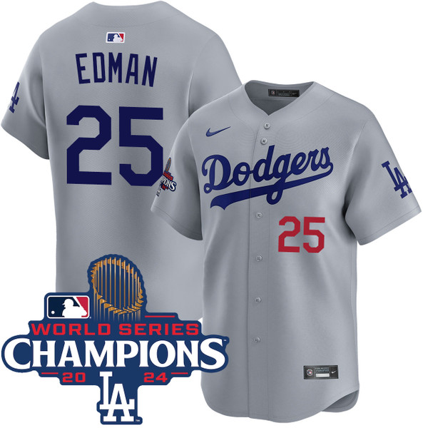 Tommy Edman Los Angeles Dodgers Alternate Road Limited World