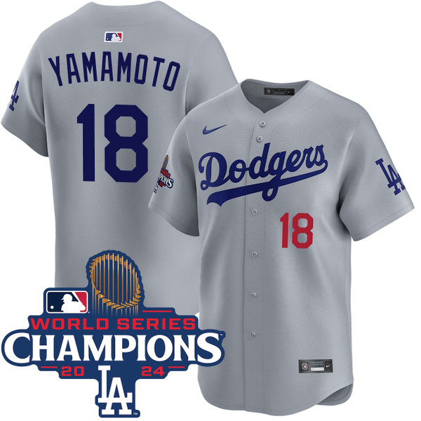 Yoshinobu Yamamoto Los Angeles Dodgers Alternate Road Limited