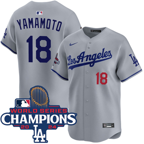 Yoshinobu Yamamoto Los Angeles Dodgers Road Limited World