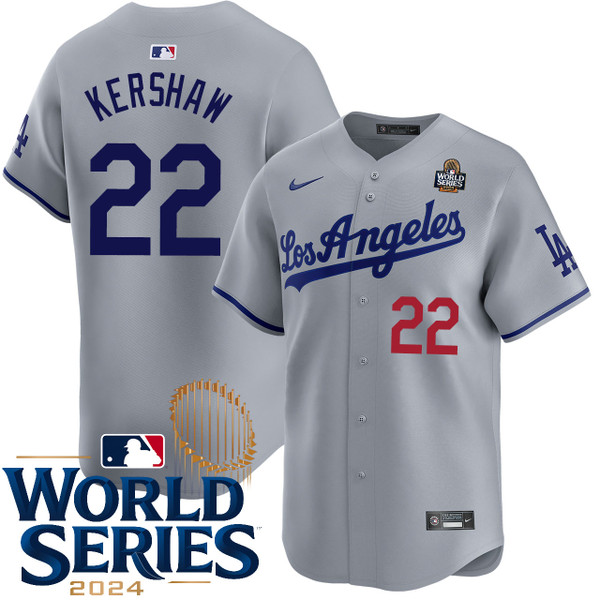 Clayton Kershaw Los Angeles Dodgers Road Limited World Series