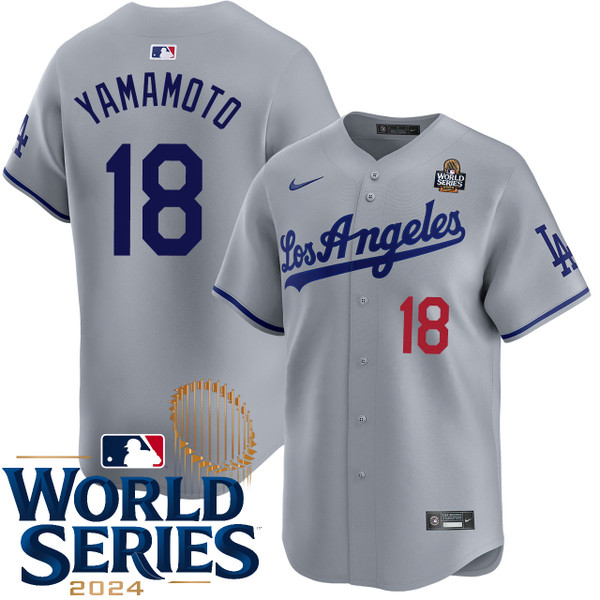 Yoshinobu Yamamoto Los Angeles Dodgers Road Limited World Series