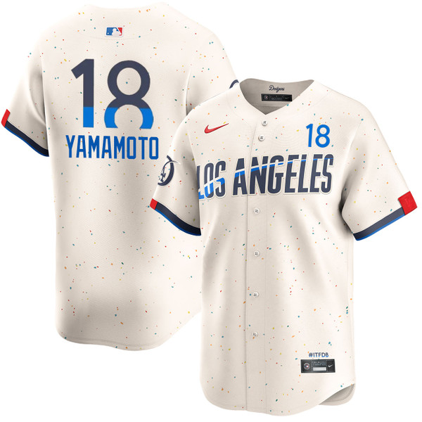 Yoshinobu Yamamoto Los Angeles Dodgers City Connect Limited Jersey