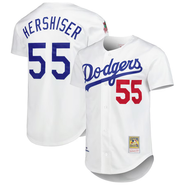 Orel Hershiser Los Angeles Dodgers Cooperstown Collection