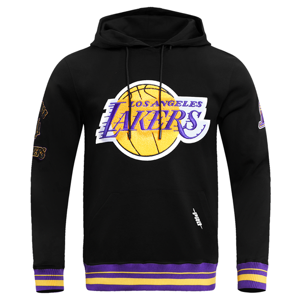 Los Angeles Lakers Retro Classic Black Hoodie by Pro Standard Official NBA