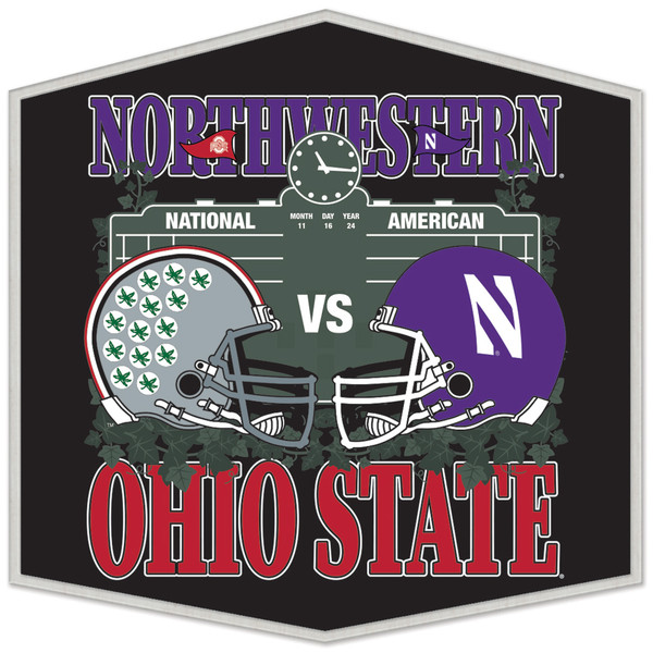 Northwestern vs Ohio State 2024 Wrigley Field Series Lapel Pin ...