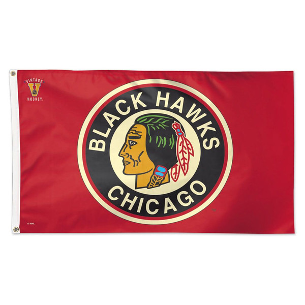 Chicago Blackhawks 3' x 5' Deluxe Banner Flag | Official NHL®