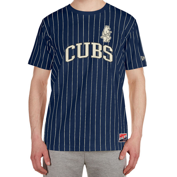 Tシャツ・カットソー New Era MLB Chicago Cubs Felt Pocket T-Shirt Evening Blue s-l400.jpg