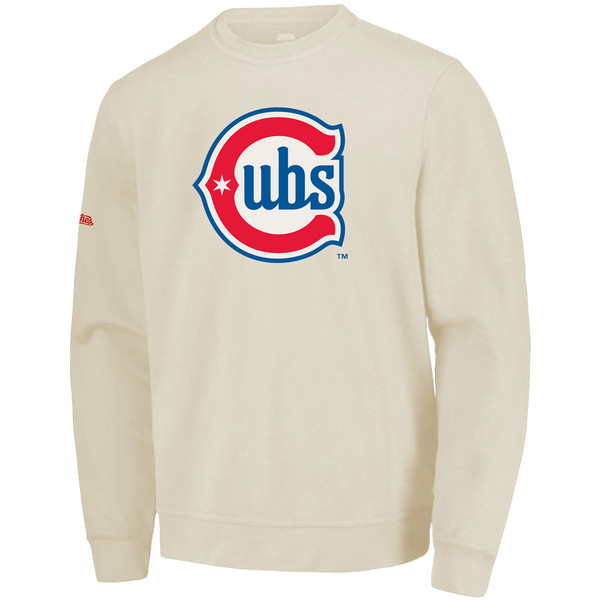 Chicago Cubs Hot Dog Crewneck Sweatshirt - Gray, Size L, Gildan MLB Baseball