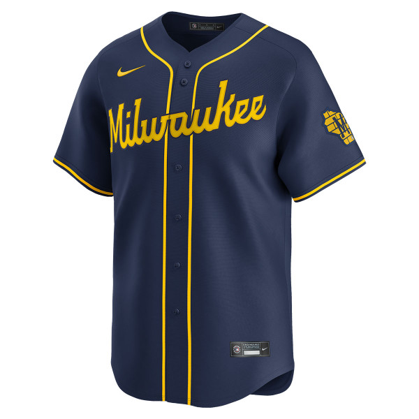 ブルワーズ　イェリッチ　ユニフォーム　BREWERS Christian Yelich Milwaukee Brewers ジャージ、 Christian