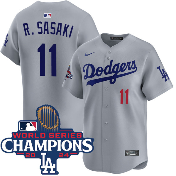 Roki Sasaki Los Angeles Dodgers Alternate Road Limited World