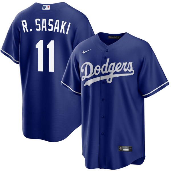 Dodgers R. SASAKI ユニフォーム 11 Roki Sasaki Los Angeles Dodgers Home Limited World Series