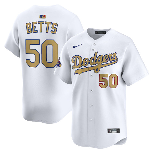 NIKE LOS ANGELES DODGERS MOOKIE BETTS 50 BASEBALL JERSEY