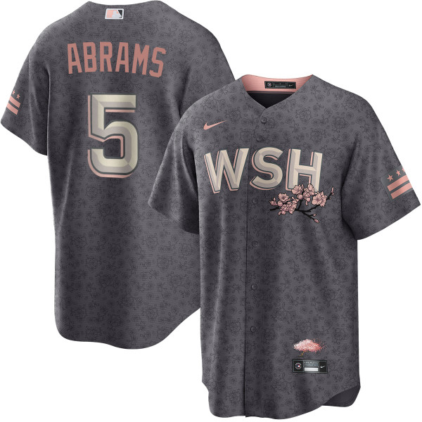 CJ Abrams Washington Nationals City Connect Jersey by NIKE