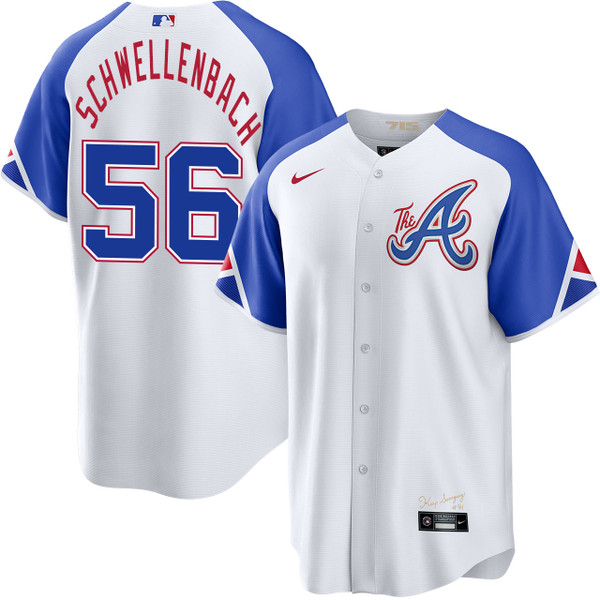 Spencer Schwellenbach Atlanta Braves City Connect Jersey by NIKE