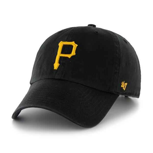 Pittsburgh Pirates ´47 Brand Hat Clean Strap Adjustable Black Gold