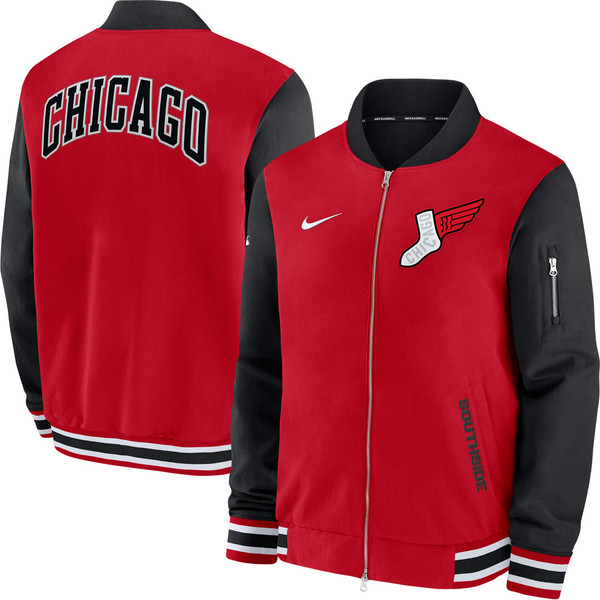 Chicago White Sox City Connect On-Field AC Dugout Bomber Jacket by