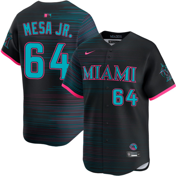 Victor Mesa Jr. Miami Marlins City Connect 2.0 Limited Jersey by