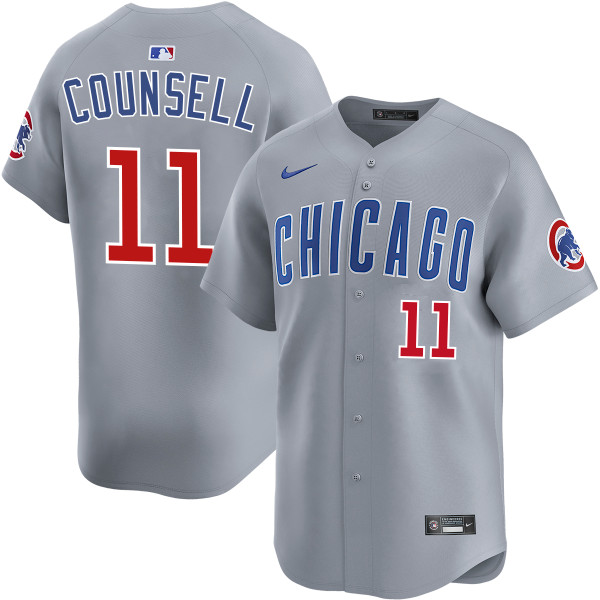 Craig Counsell Chicago Cubs Road Limited Jersey by NIKE